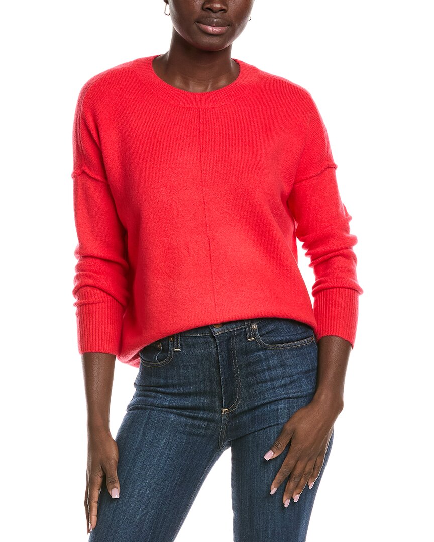 Vince Camuto Cozy Sweater In Red