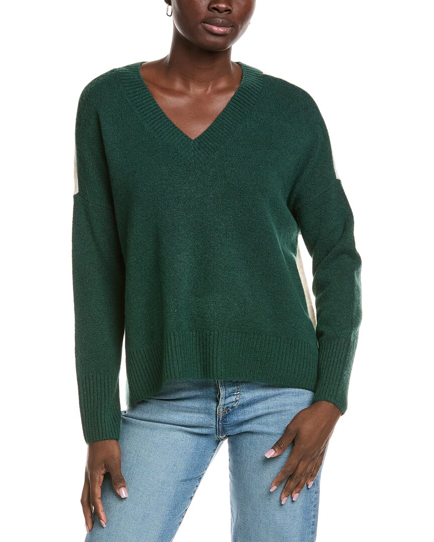 Vince Camuto High-low Sweater In Green
