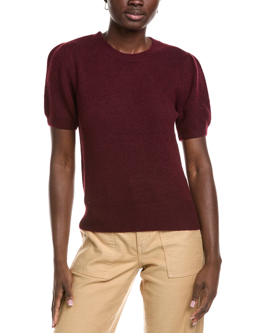 Vince Camuto Cozy Sweater In Burgundy