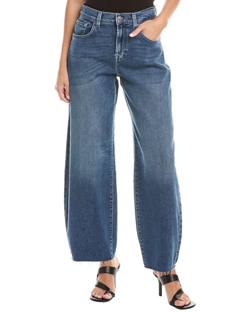 7 For All Mankind Bonnie Curvilinear Glen Allen Jean In Blue