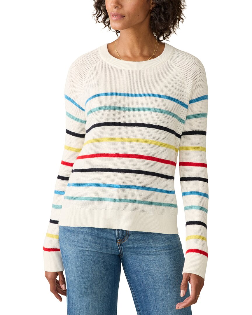 Faherty Throwback Crew Sweater In Multi