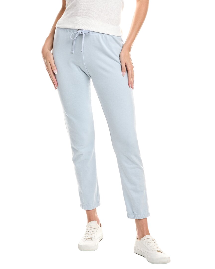 James Perse French Terry Sweatpant In Blue