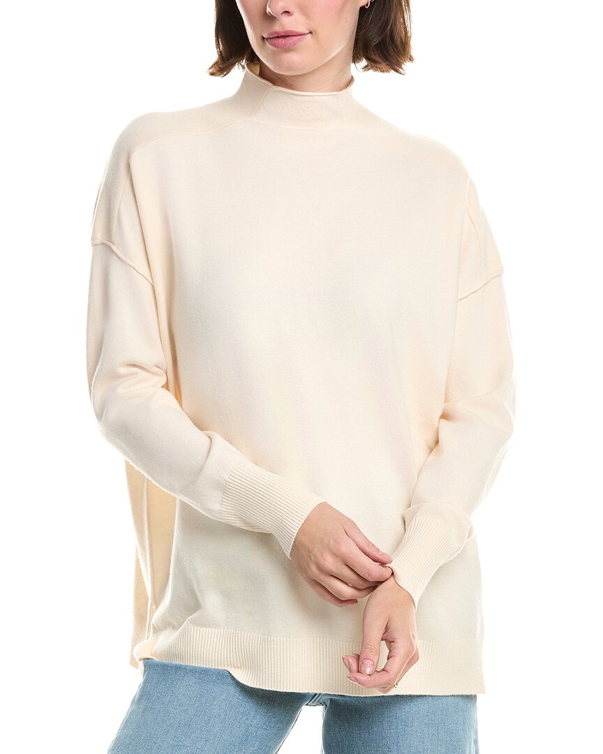 Fate Mock Neck Sweater In Neutral