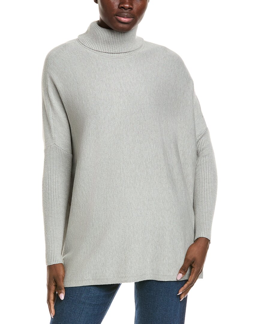 Joseph A . Solid Poncho In Gray