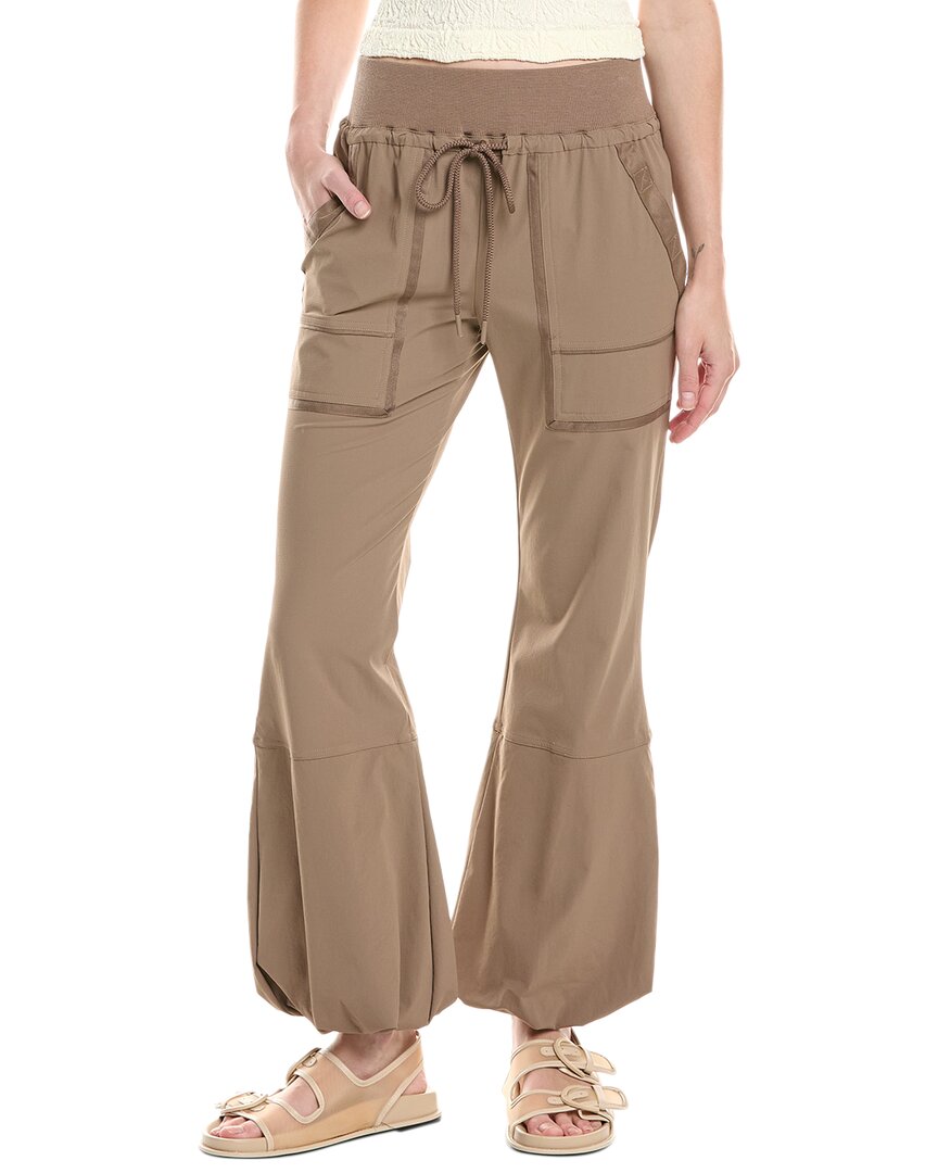 Free People Cool Climber Bubble Hem Pants In Brown