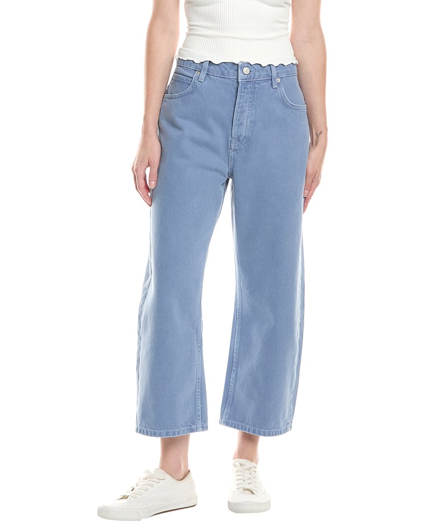 Free People Deep Trance Dropped Ocean Boyfriend Jean In Blue