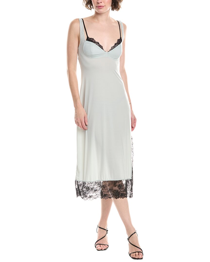 Free People Intimately Fp Party Crasher Midi Slipdress In Gold
