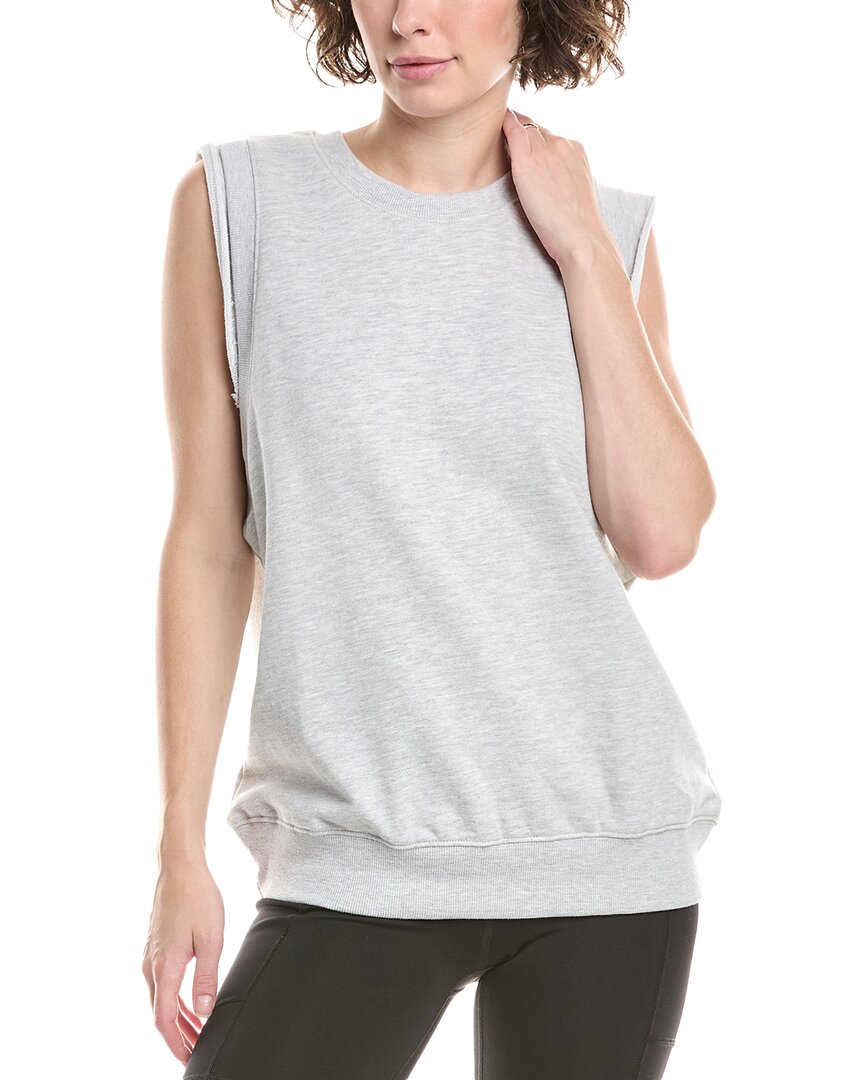 Free People Movement Flutter Tank In Gray