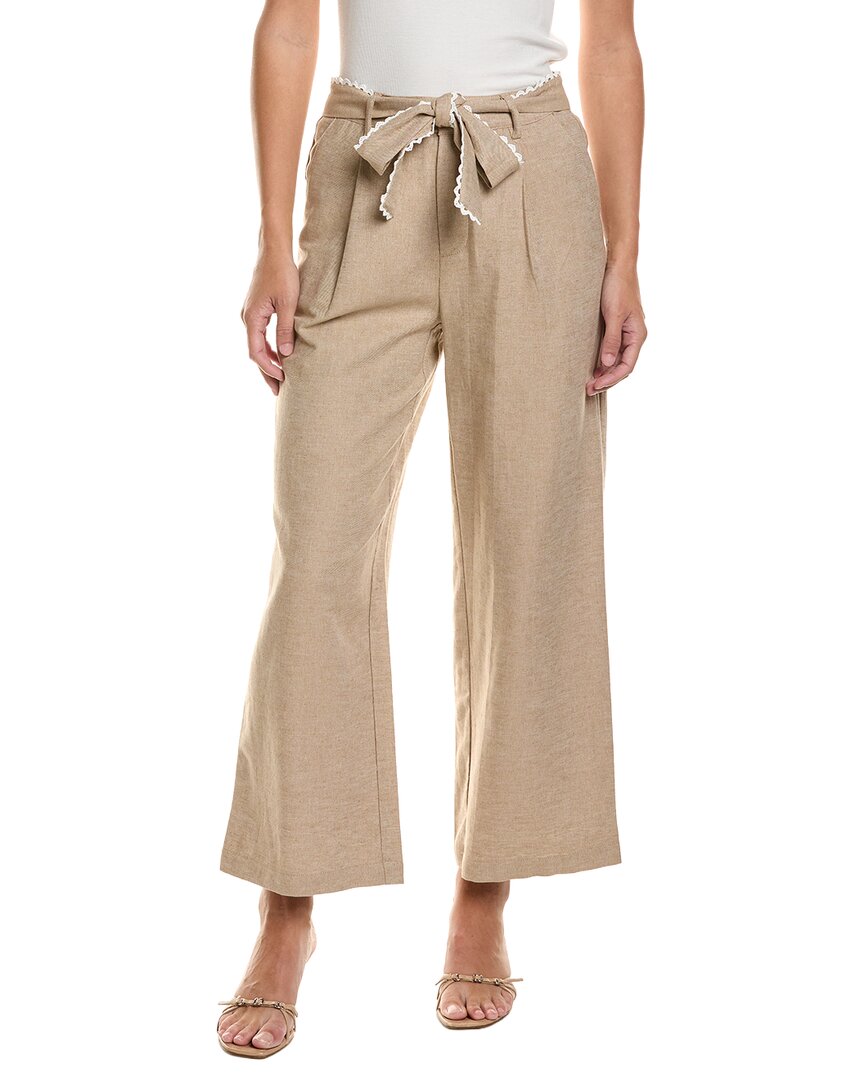 Cece Bow Tie Wide Leg Pant
