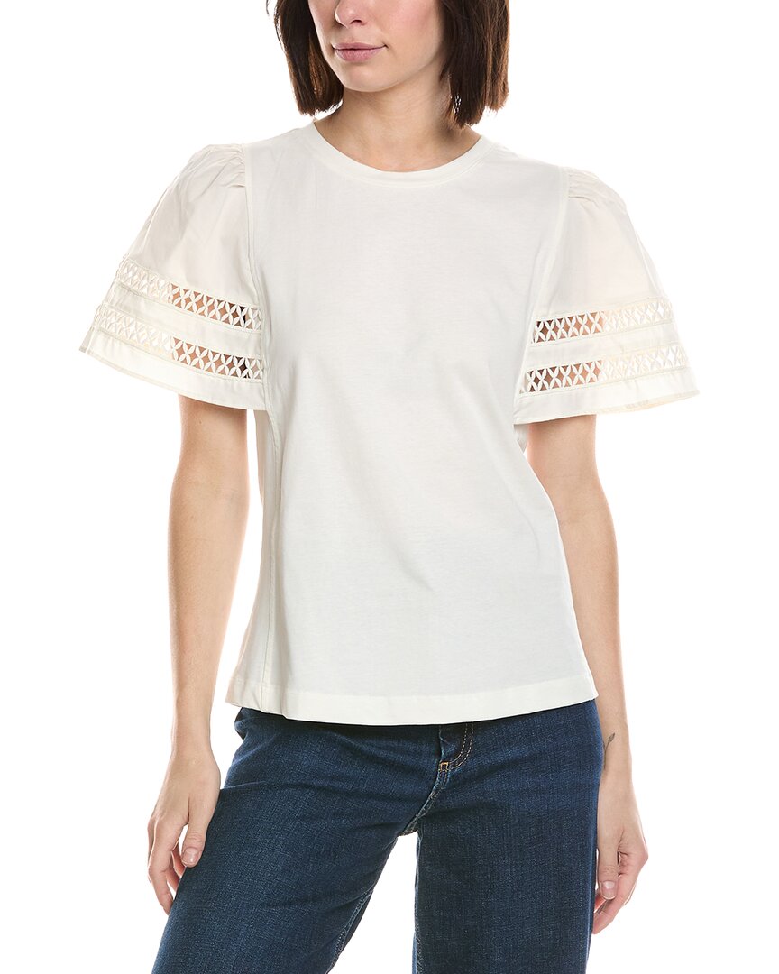 Cece Combo T-shirt In White