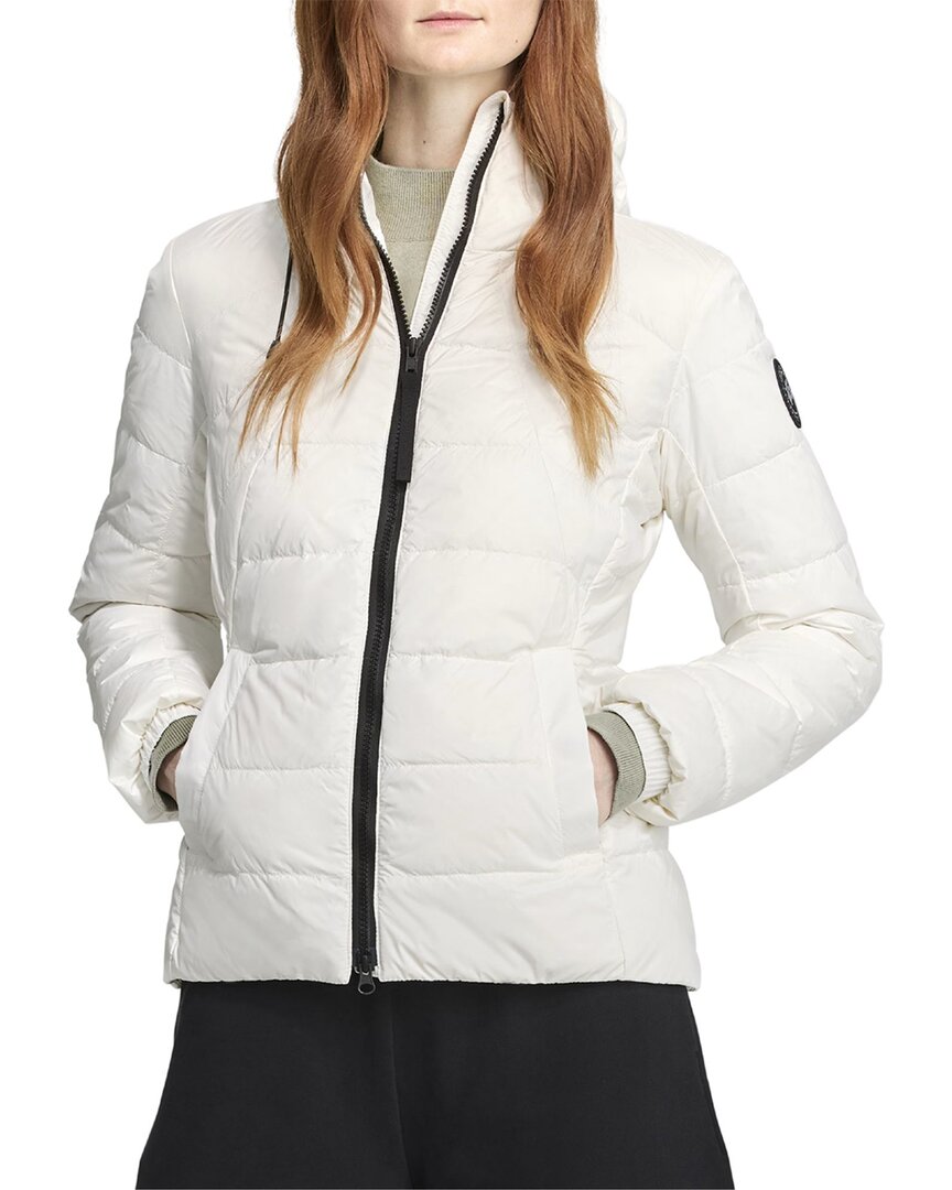 Canada Goose Abbott Down Hoodie In White