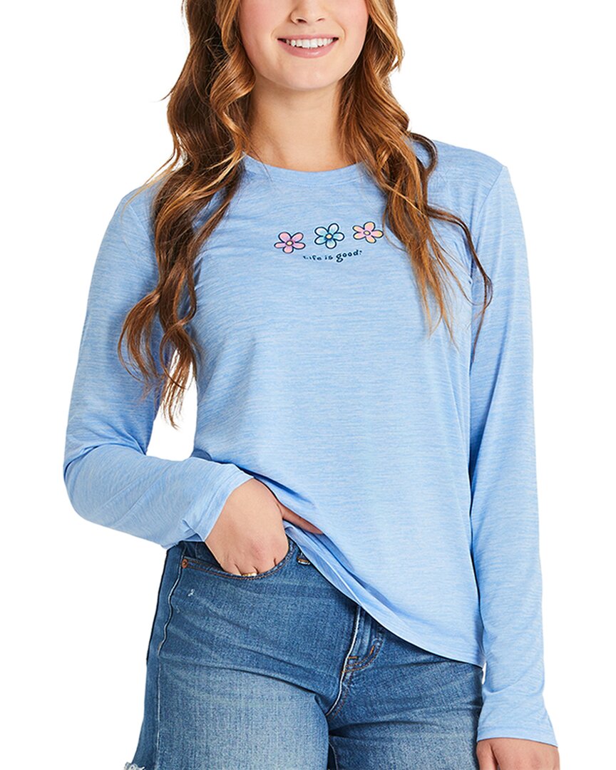 Life Is Good Sun Crusher T-shirt In Blue