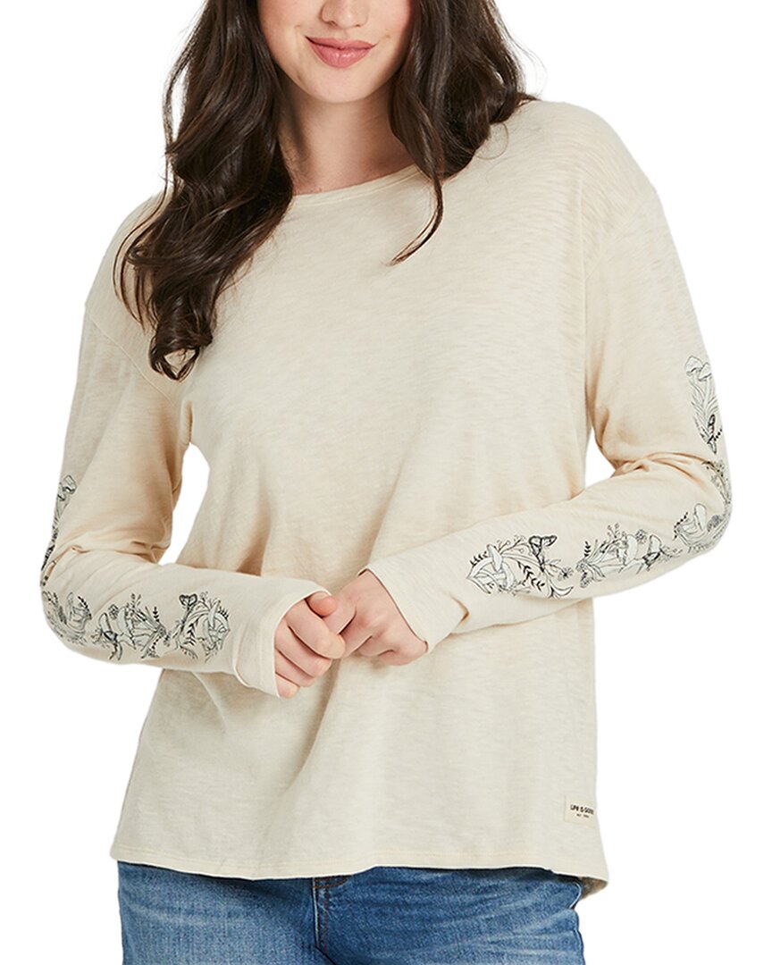 Life Is Good ® Slub T-shirt In Neutral