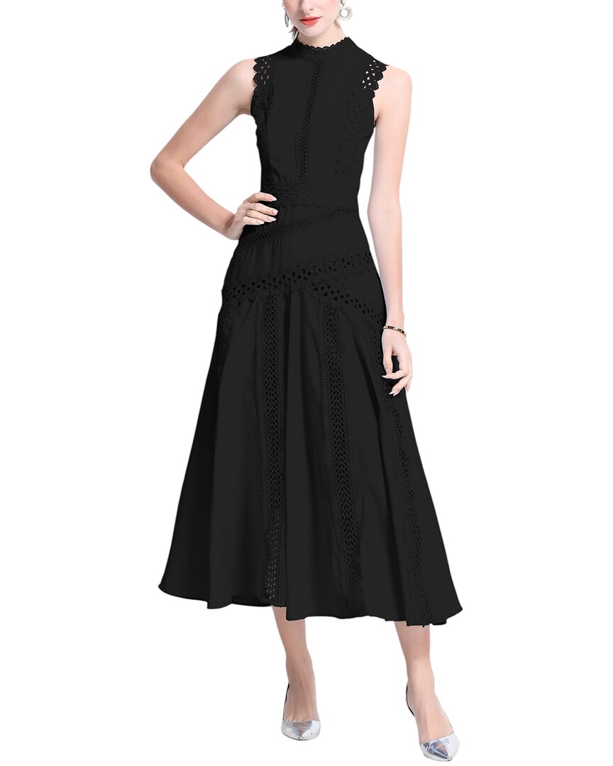 Elaine Midi Dress In Black