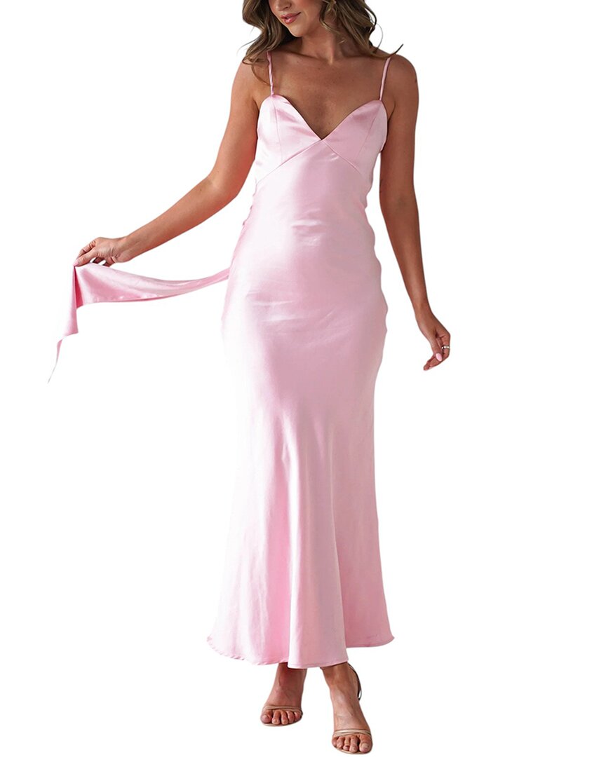 Deli S Midi Dress In Pink