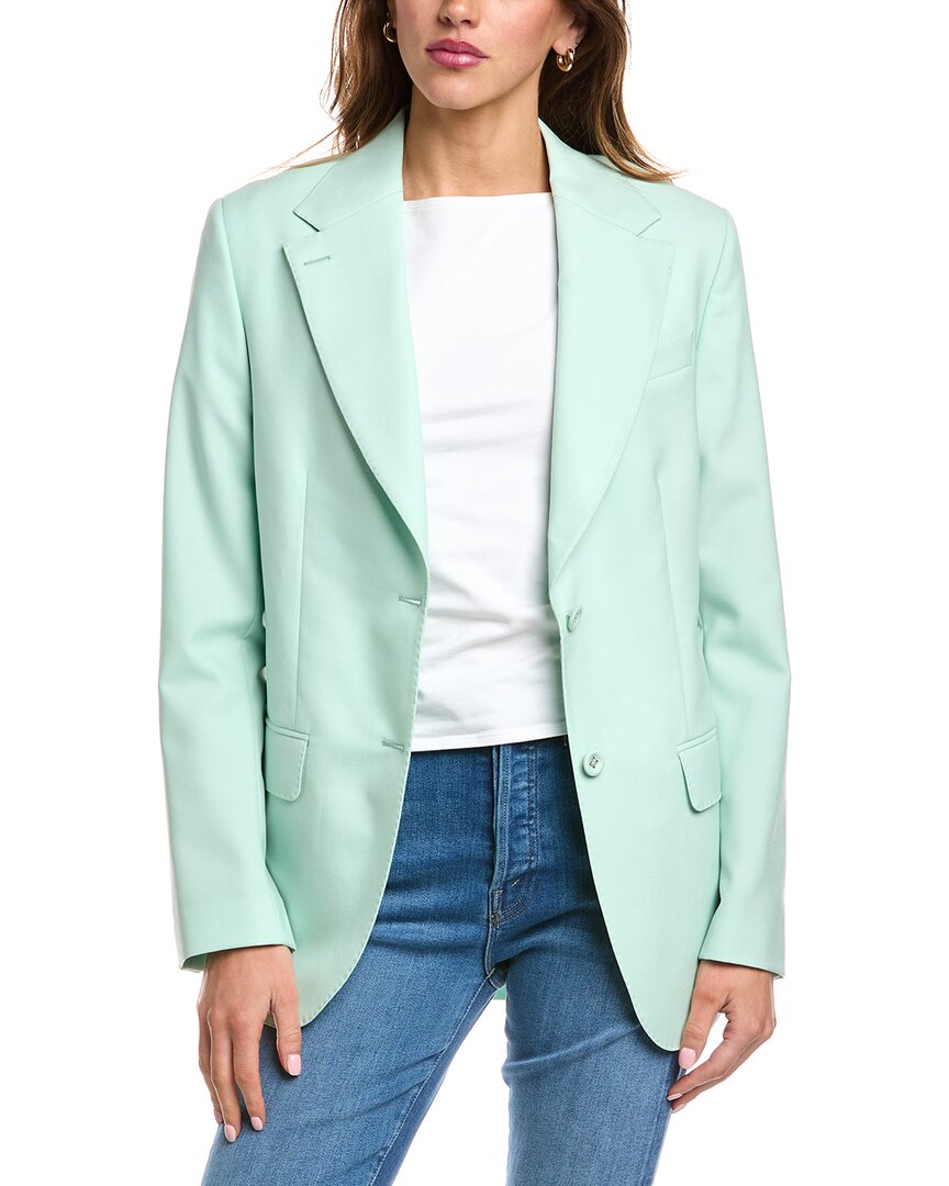 Officine Generale Giovanni Wool Blazer In Blue