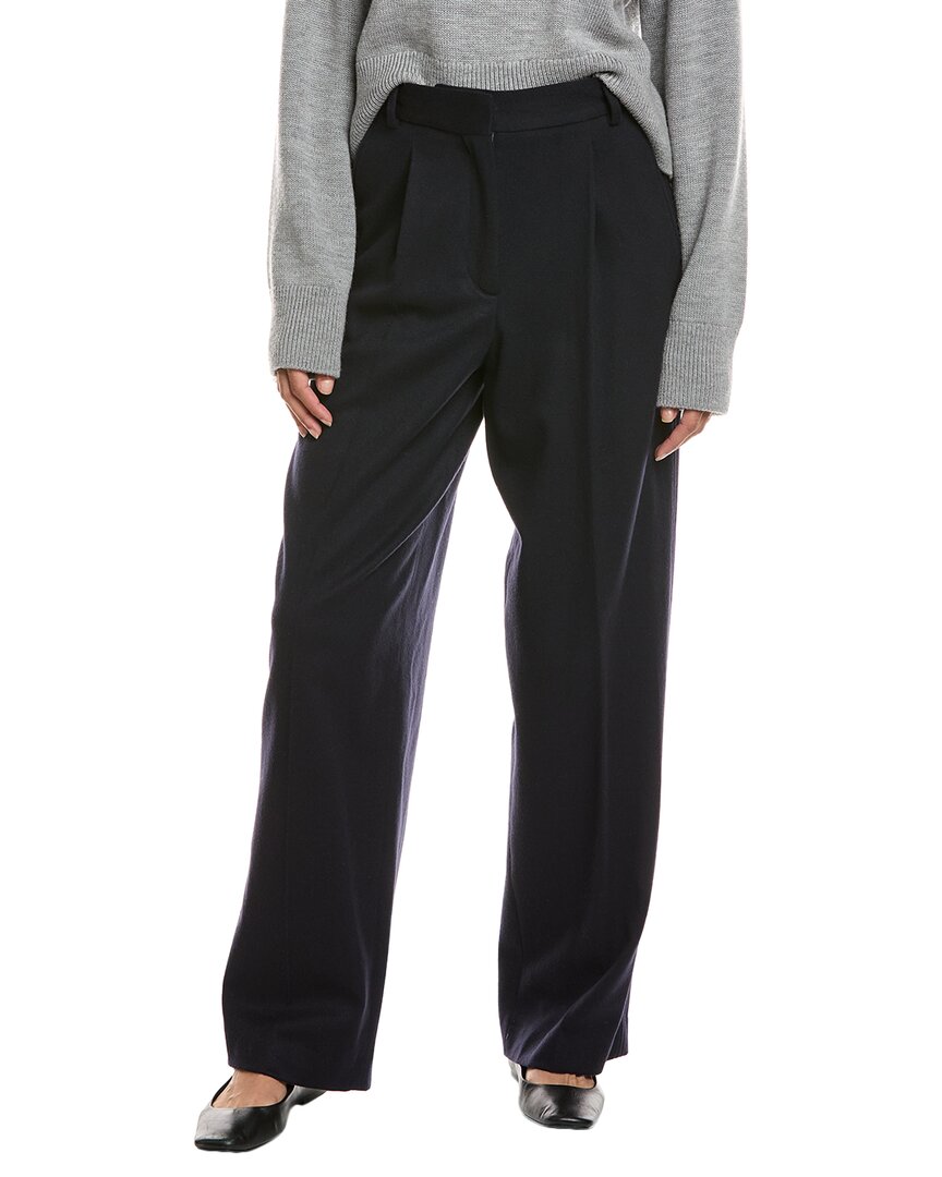 Officine Generale New Sophie Wool Pant In Blue