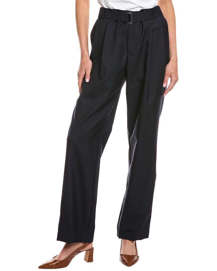 Officine Generale Marilou Wool Pant In Blue
