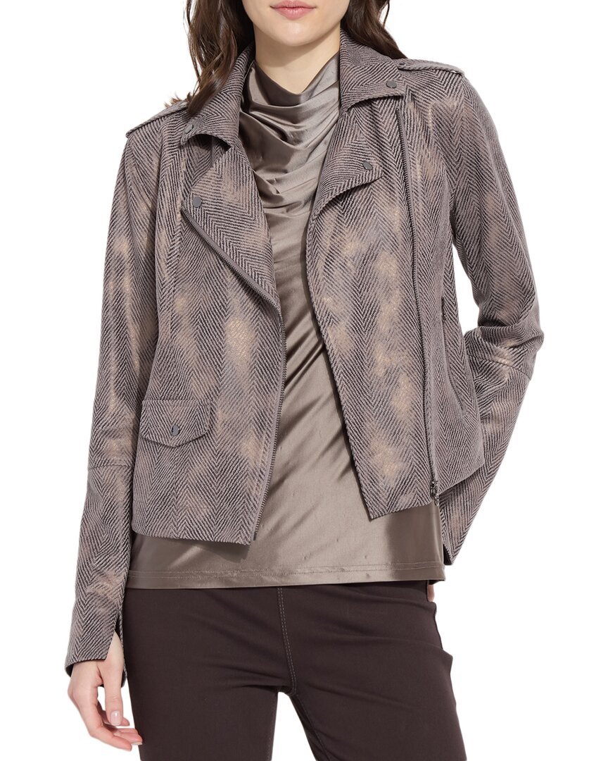 Lyssé New York Lysse New York Amelia Moto Jacket In Gray