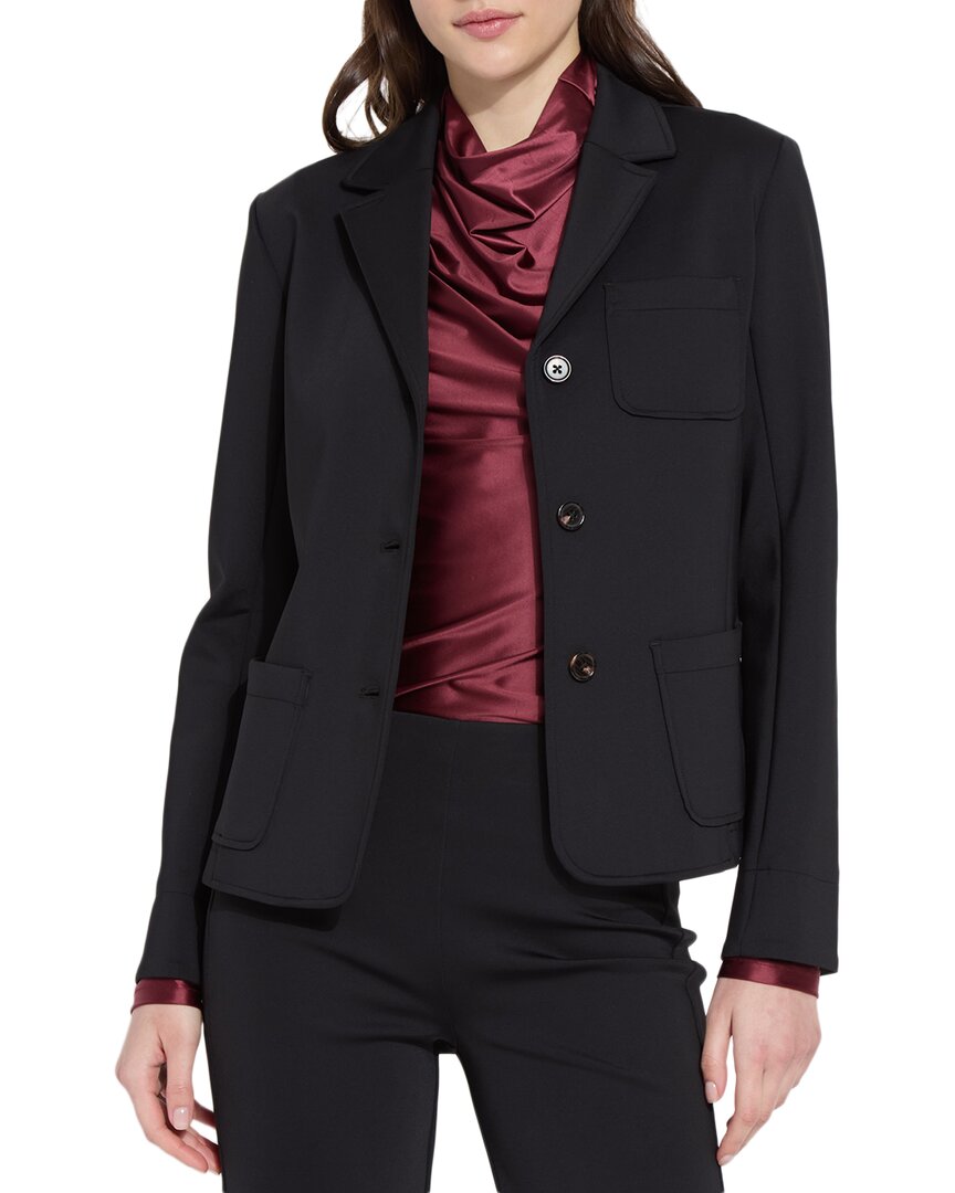 Lyssé New York Lysse New York Spencer Neoprene Jacket In Black
