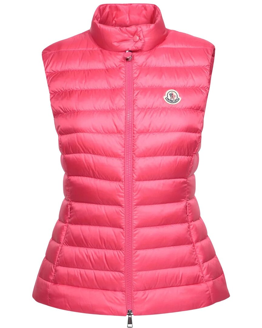 Moncler Padded Vest "igens" In Pink