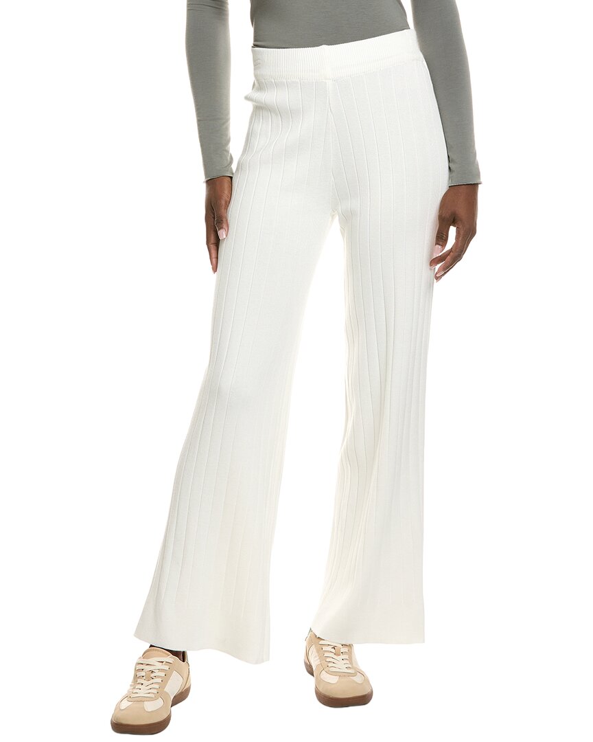 Madison Miles Knit Pant In White