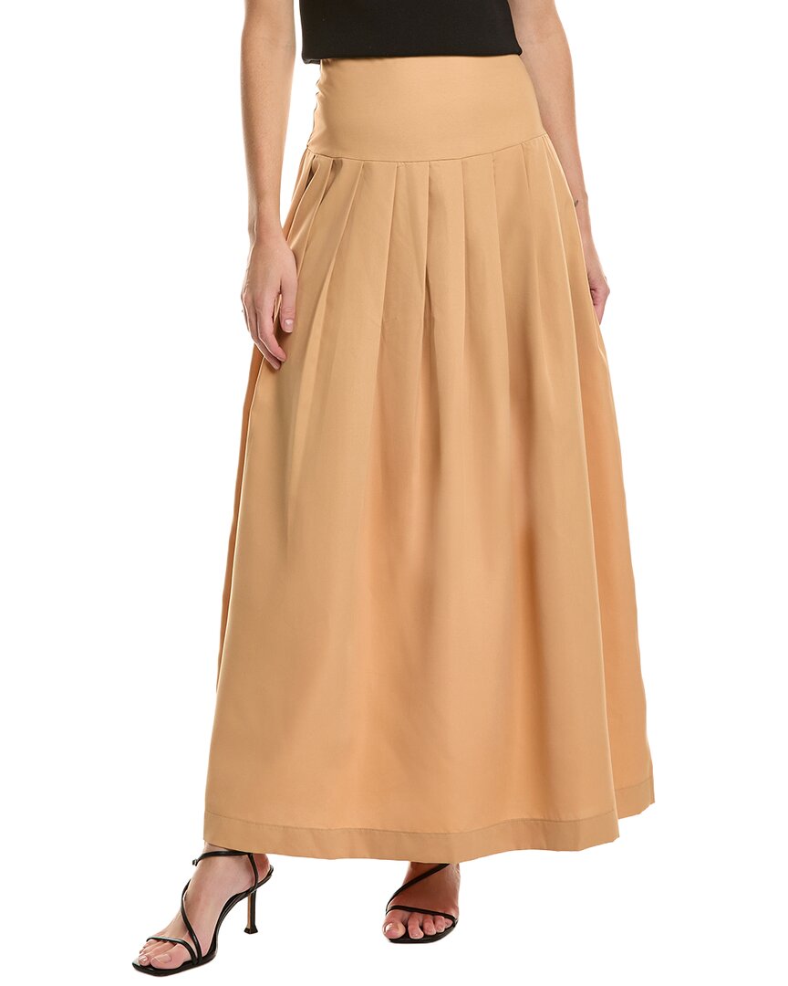 Rouge & Midi Skirt In Brown