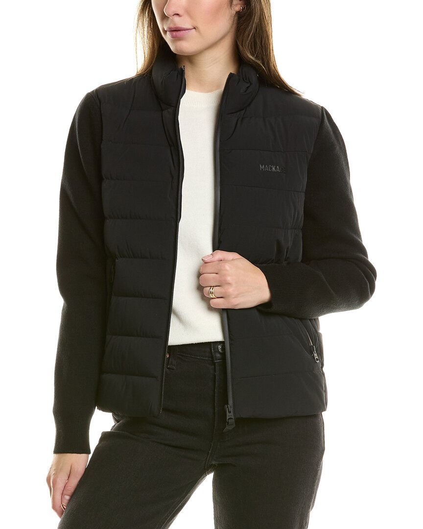Mackage Short Down Jacket In Black