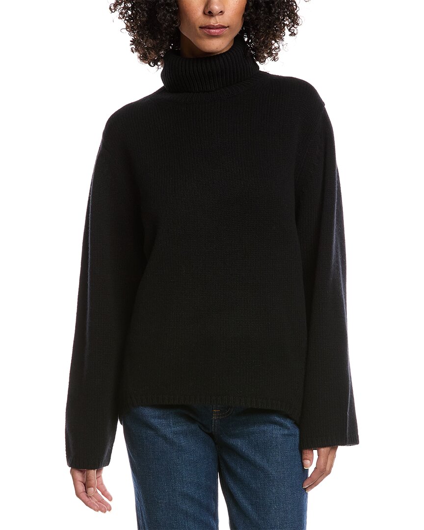 Totême Toteme Wool & Cashmere-blend Sweater In Black