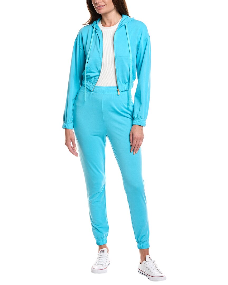 Marion 2pc Hoodie & Legging Set In Blue