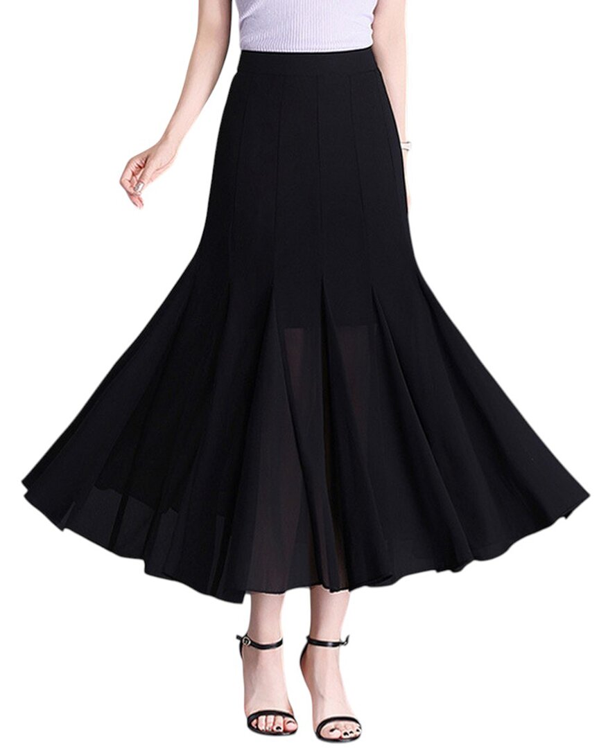 Leon Gori Maxi Skirt In Black