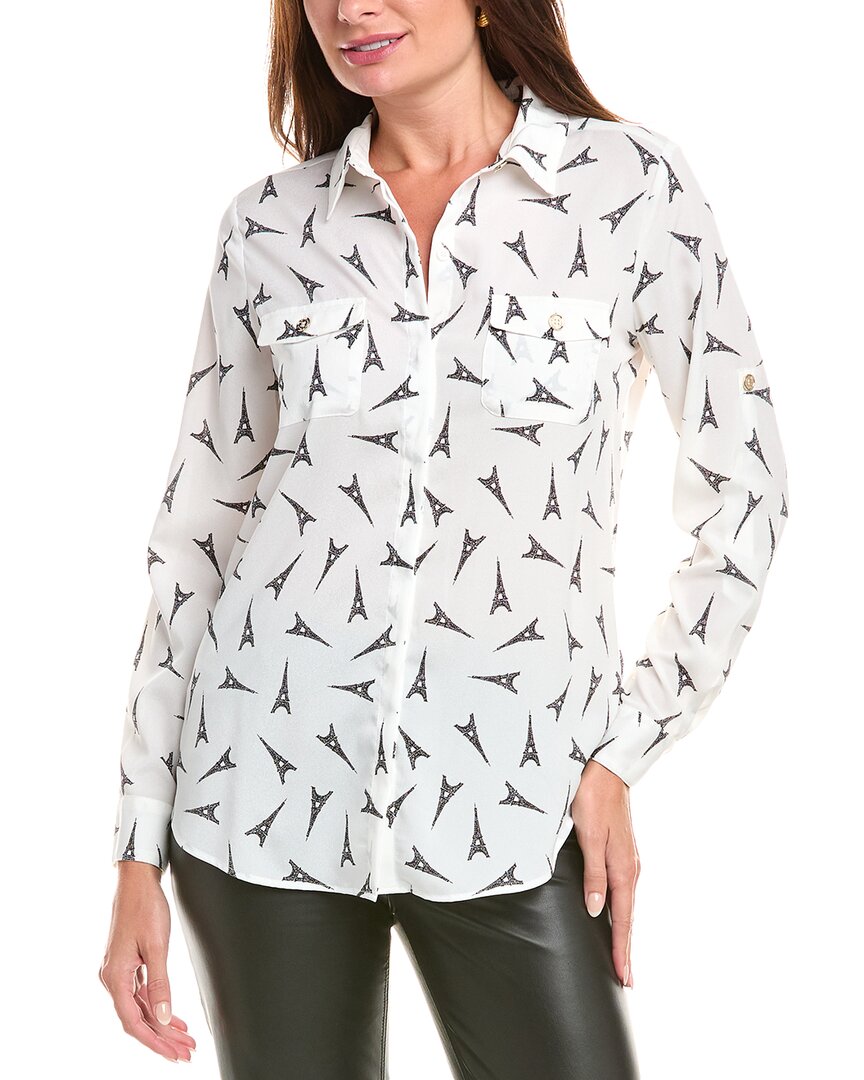 Karl Lagerfeld Whimsical Blouse In White