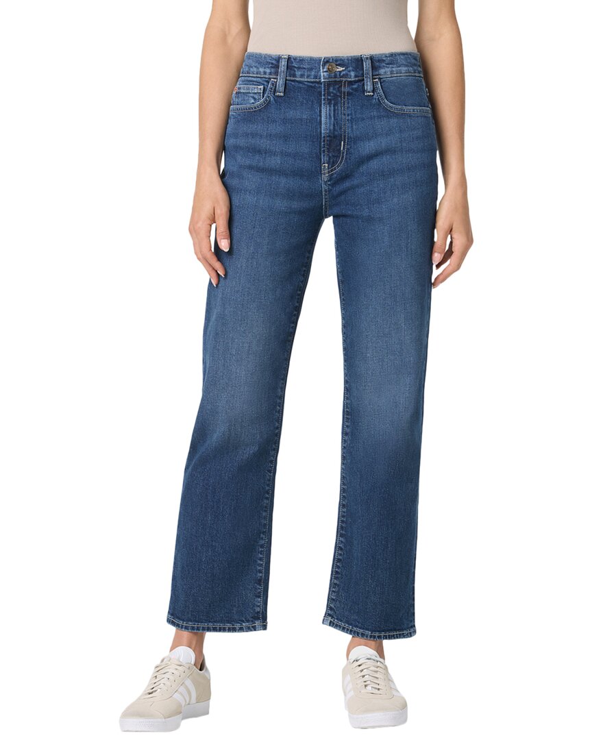 Hudson Jeans Noa Cassatt High-rise Straight Ankle Jean In Blue