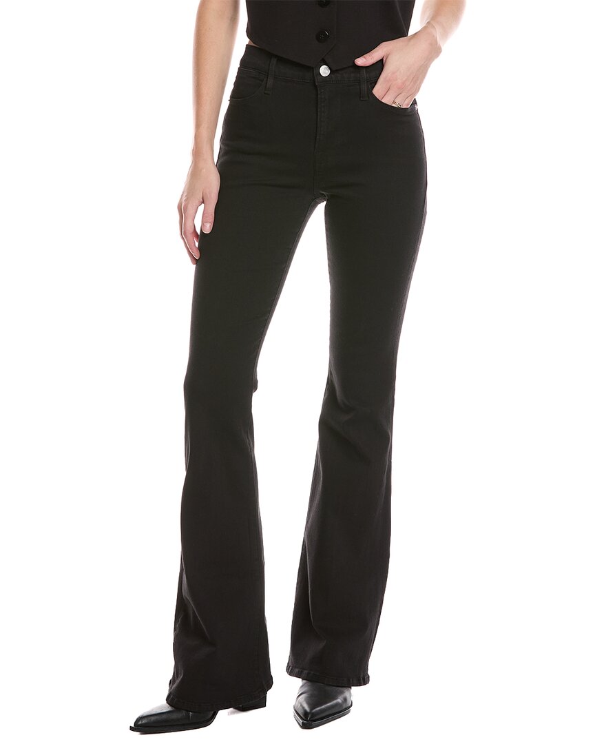 Frame Denim Le Crop Film Noir Mini Boot Jean In Black