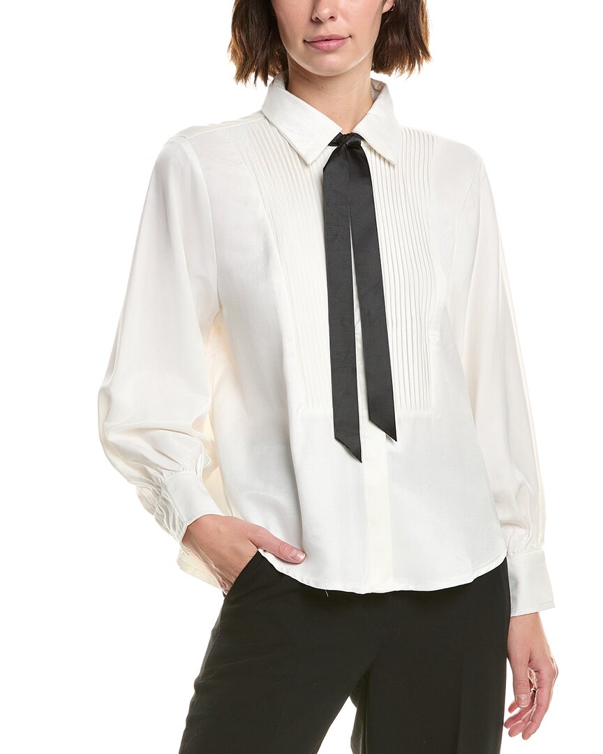 Serenette Woven Shirt In Gray