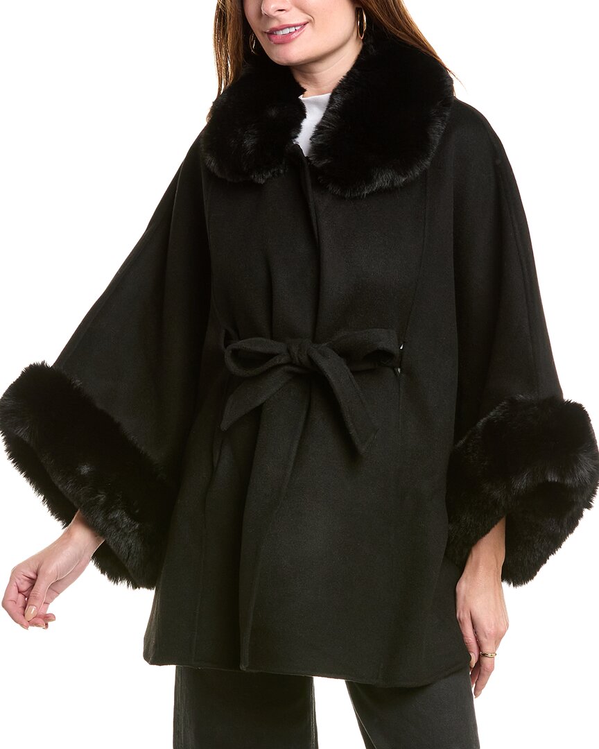 La Fiorentina Cape In Black