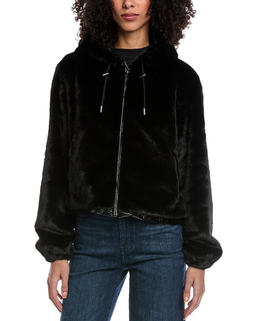 La Fiorentina Cropped Jacket In Black
