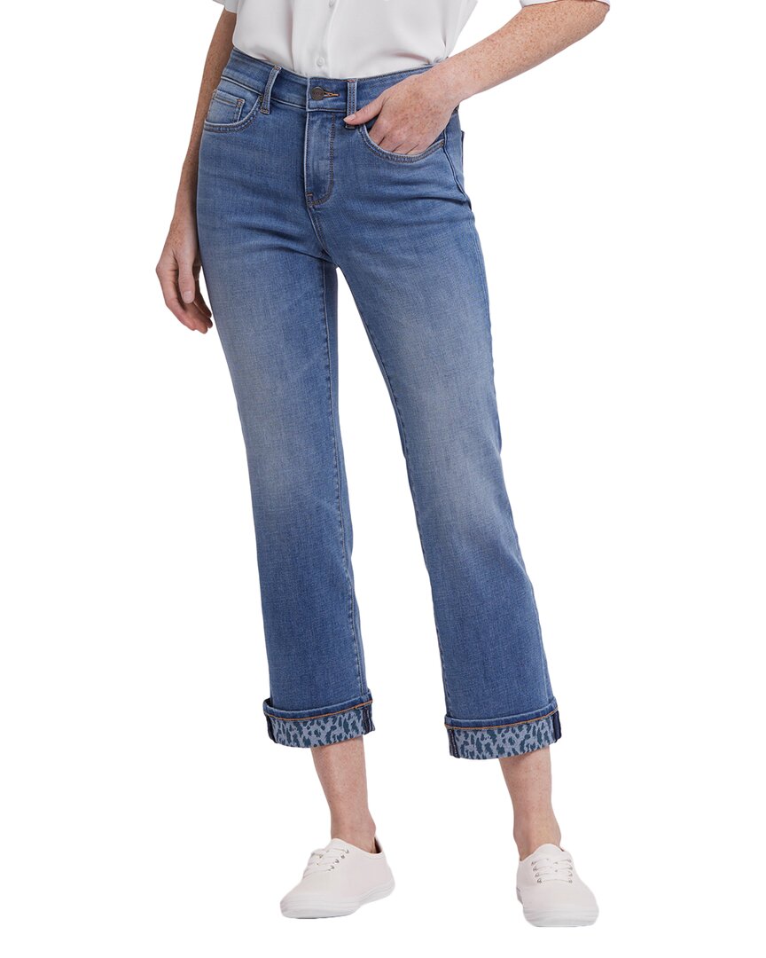 Nydj Marilyn High Waist Printed Cuff Ankle Jeans