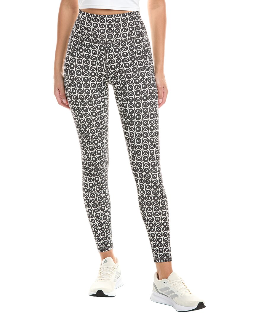 Spiritual Gangster Lotus High-waisted Leggings In Gray