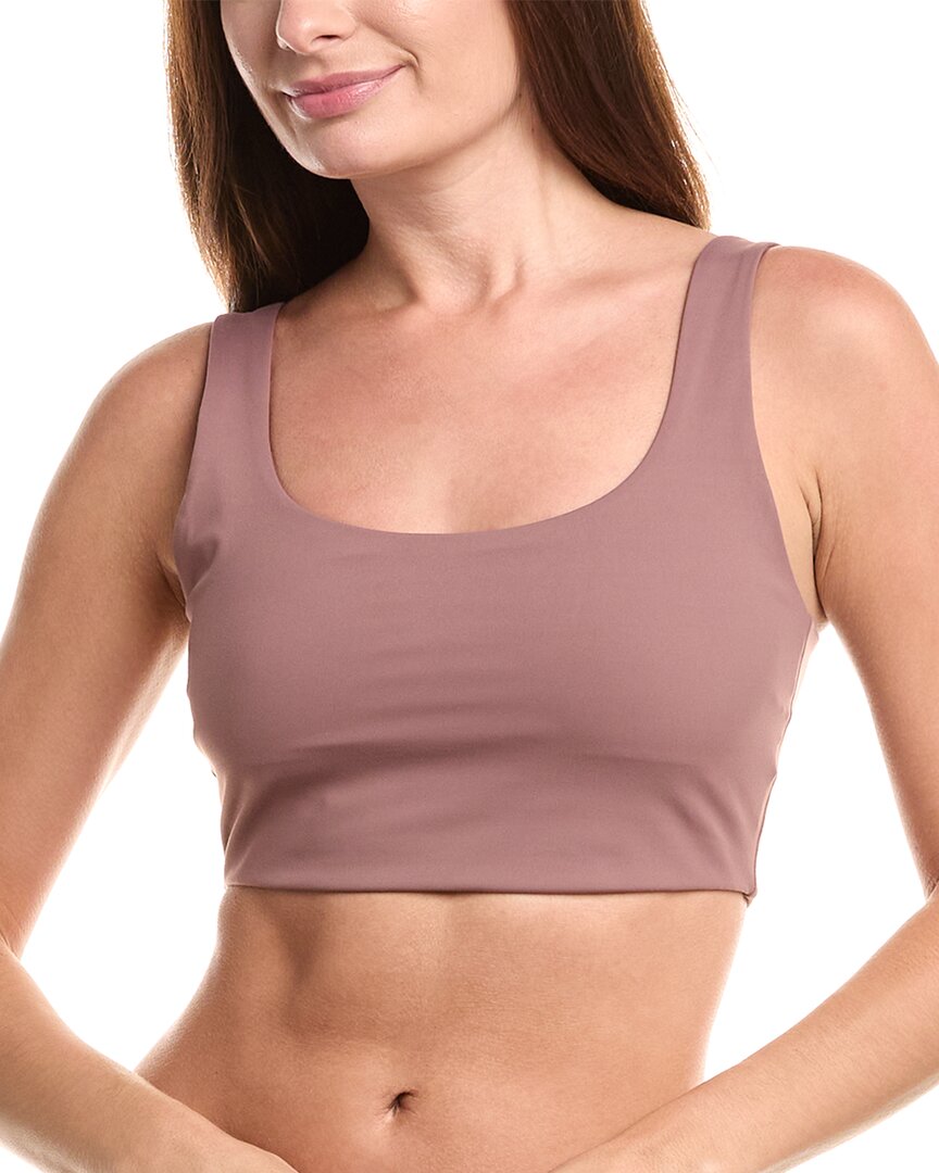 Spiritual Gangster Delmar Longline Bra In Rose Blush In Pink