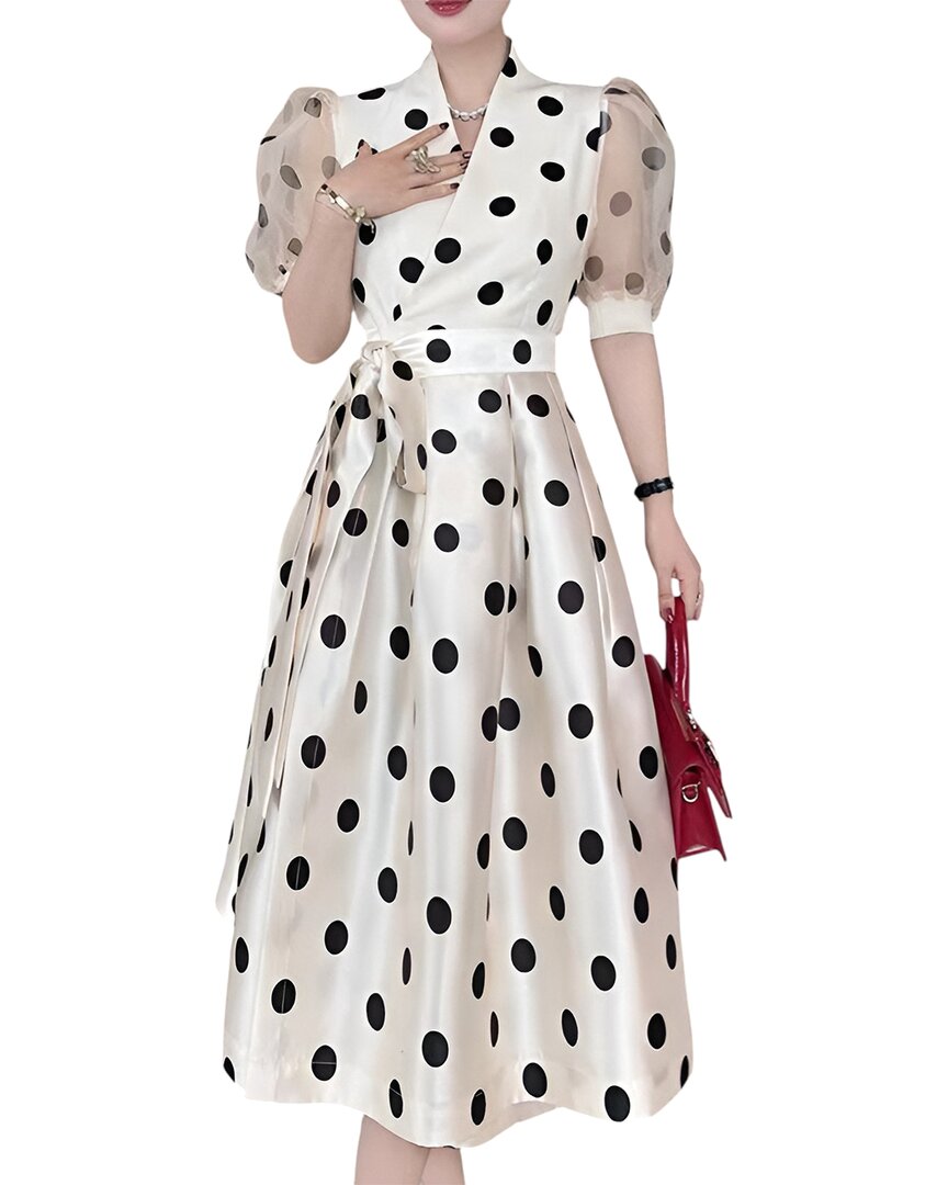 Vincent Midi Dress In White