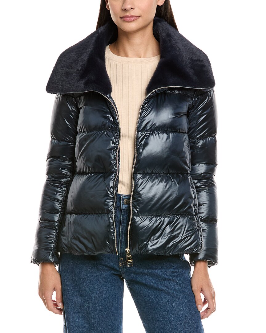 Herno Down Jacket In Blue