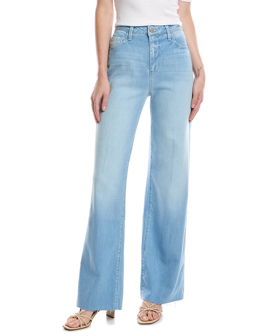 L'agence Scottie Bayview Wide Leg Jean In Blue