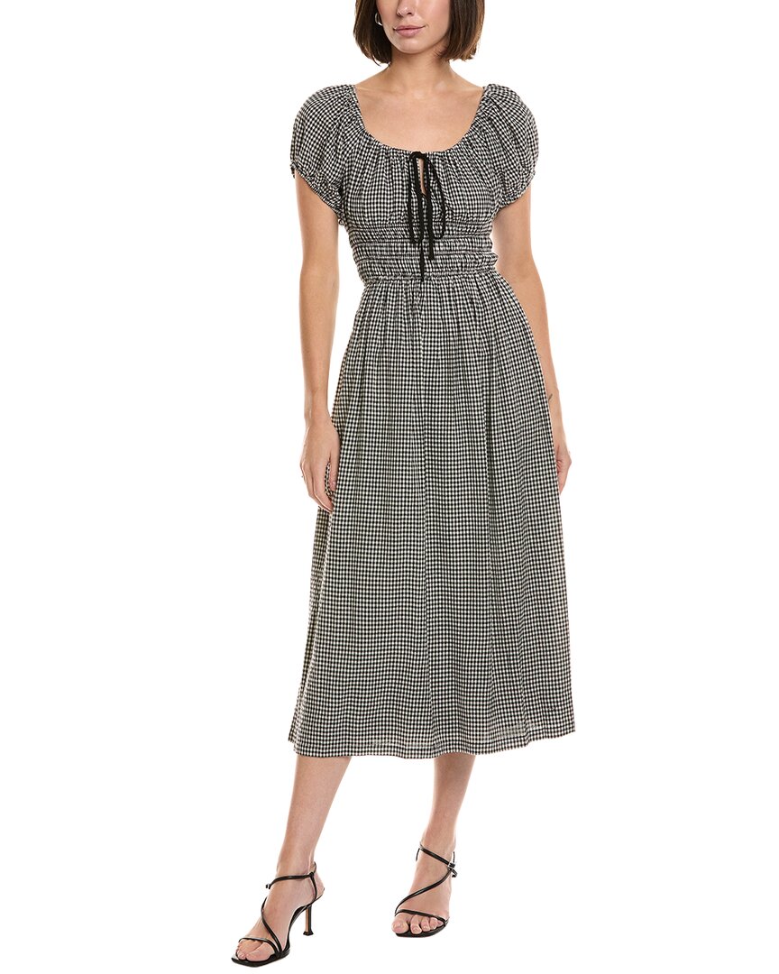 Seraphina Midi Dress In Gray