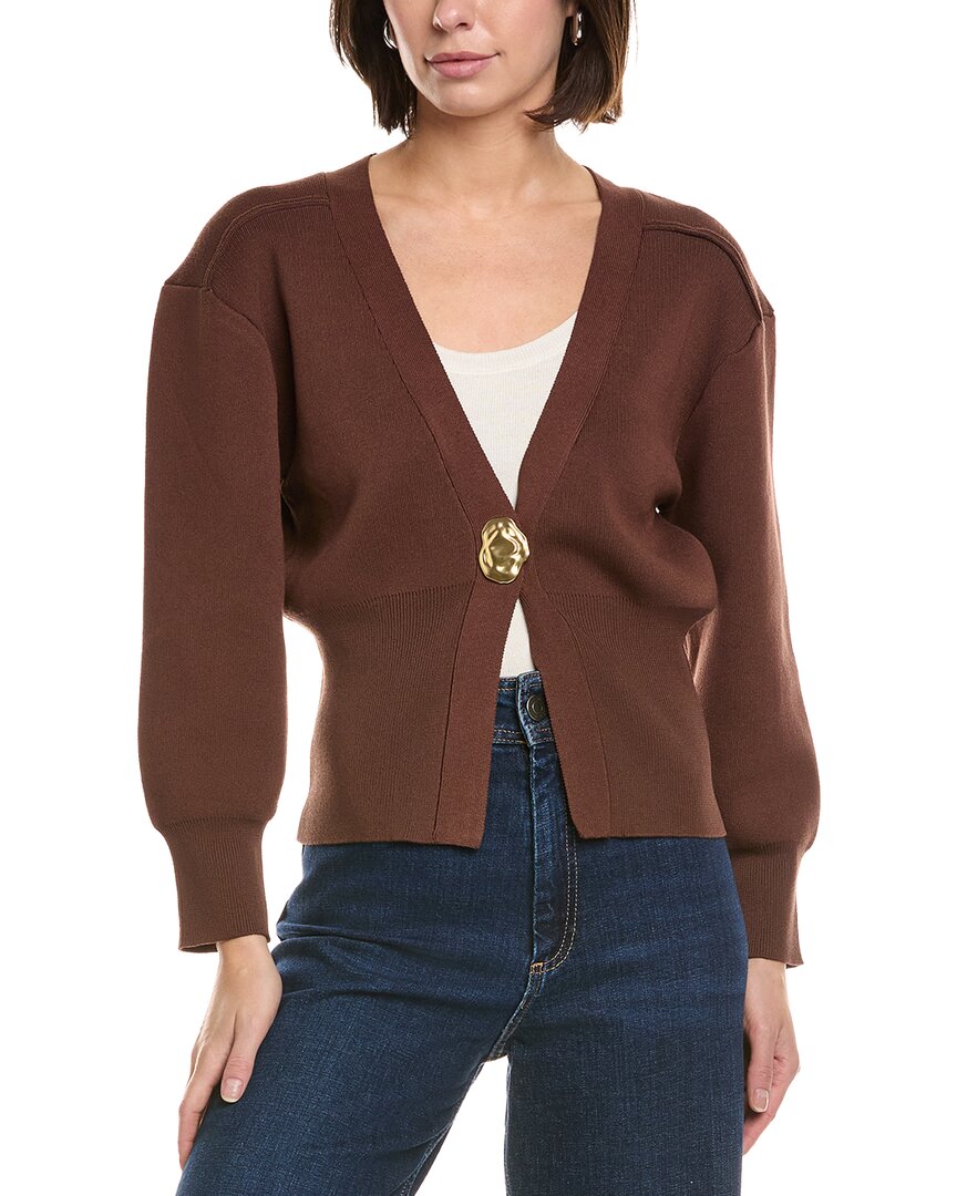 Seraphina Cardigan In Brown