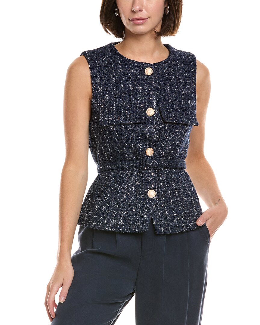 Seraphina Vest In Blue