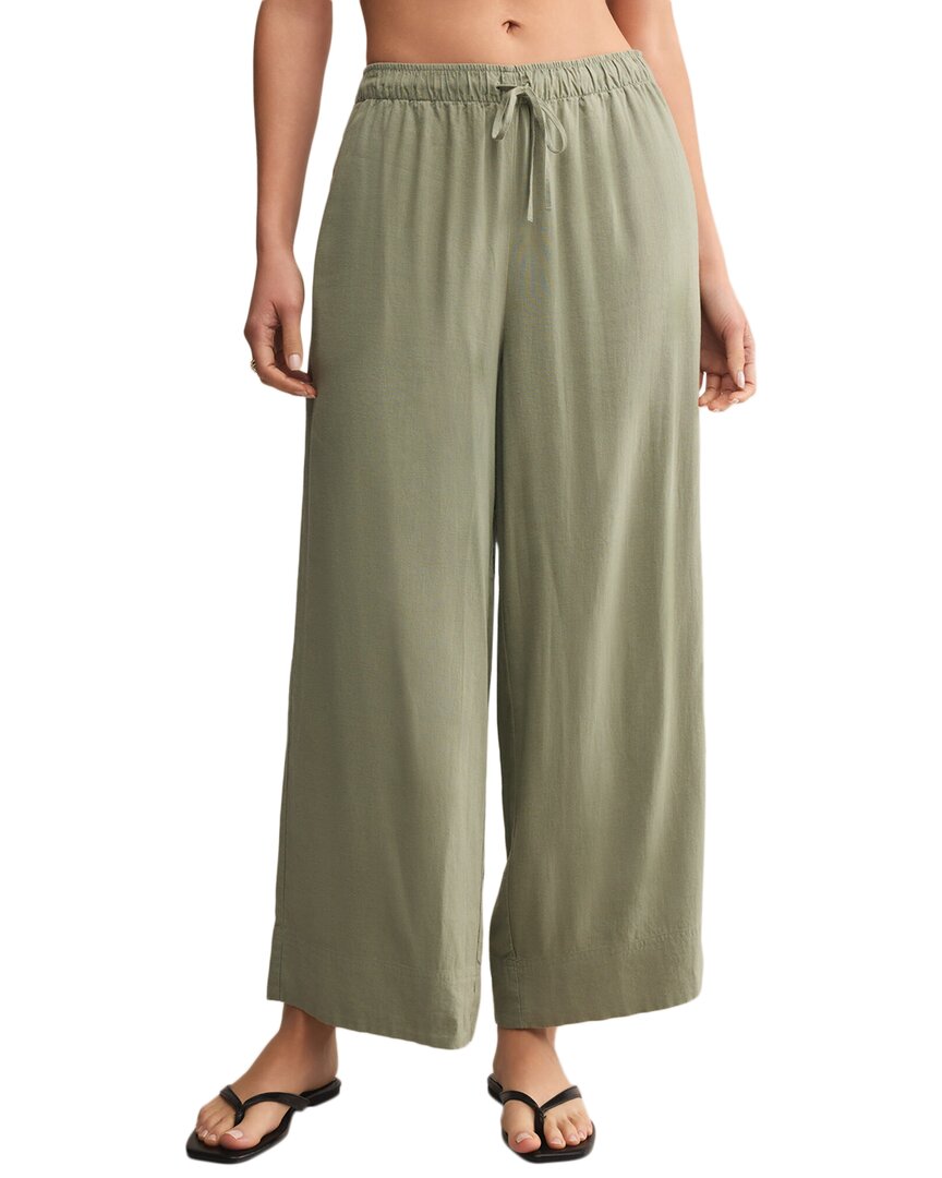 Z Supply Easton Linen-blend Pant In Multi