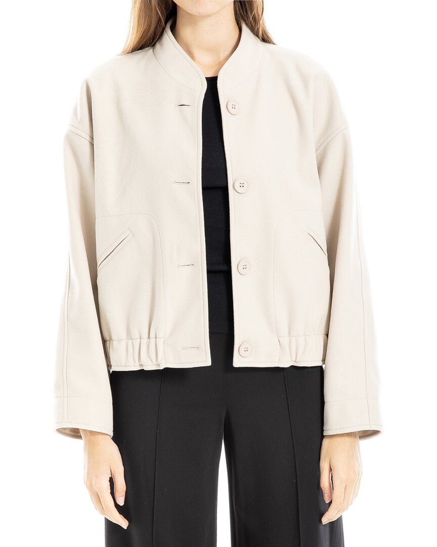 Max Studio Short Jacket In Yellow