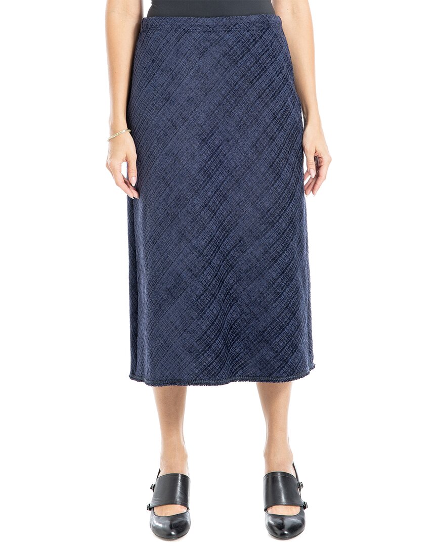 Max Studio Pencil Midi Skirt In Blue