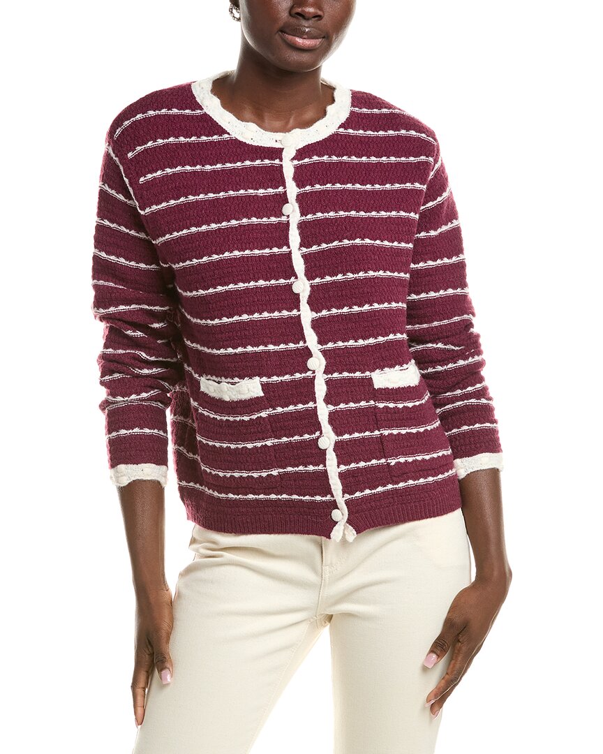 Anna Kay Virgila Cashmere-blend Cardigan In Brown